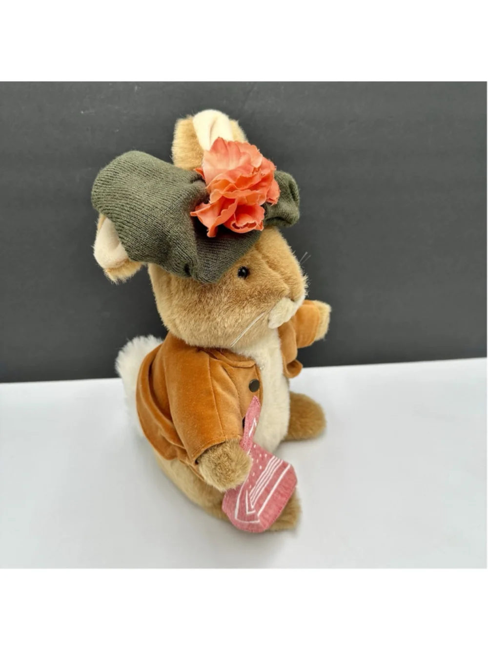 Vintage 1970s Benjamin Bunny Stuffed Plush Eden Beatrix Potter Storybook Rabbit